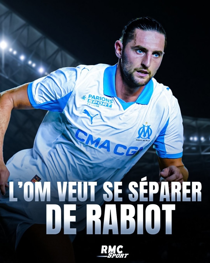 开云体育官网-彻底弃用！RMC：拉比奥特卖不掉或去预备队，马赛为他标价1500万